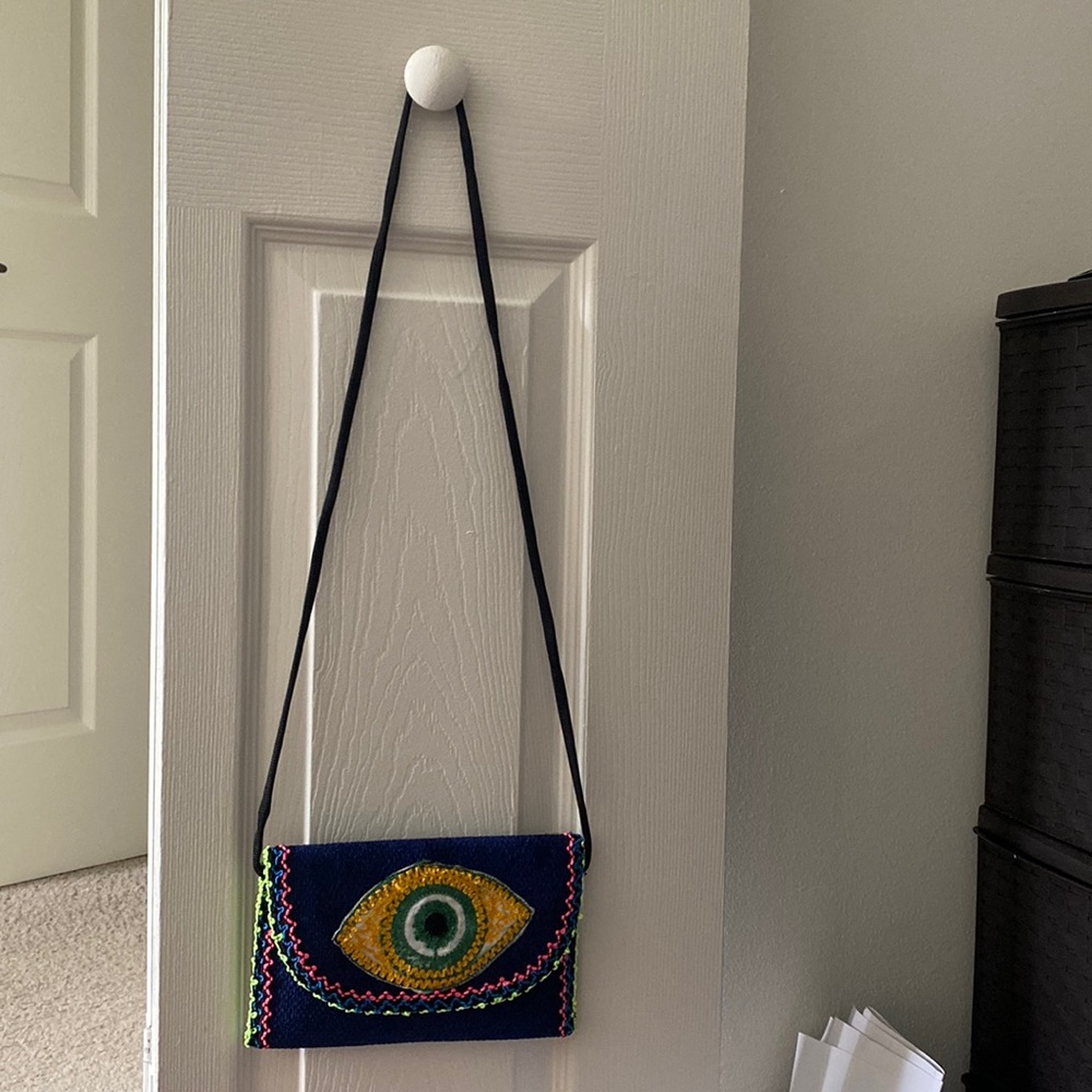 Evil eye crossbody bag